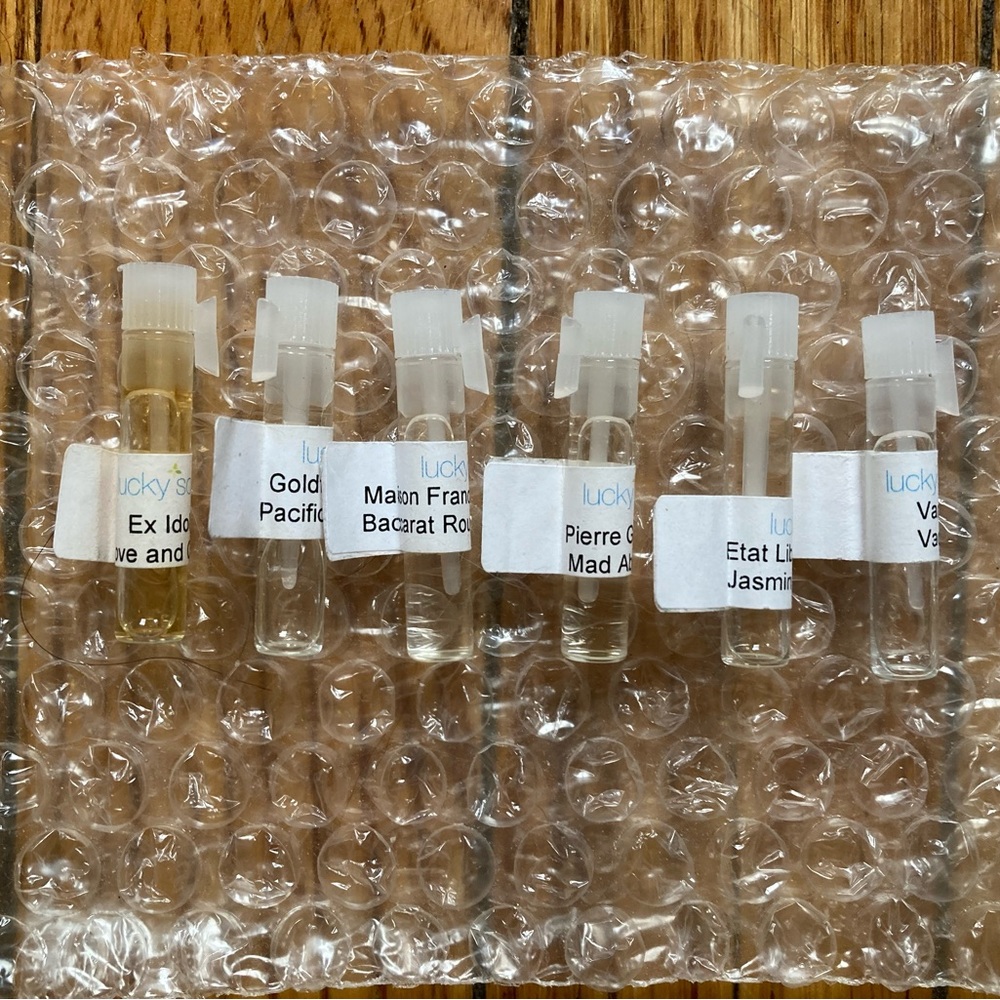 Niche fragrance samples - femme/unisex